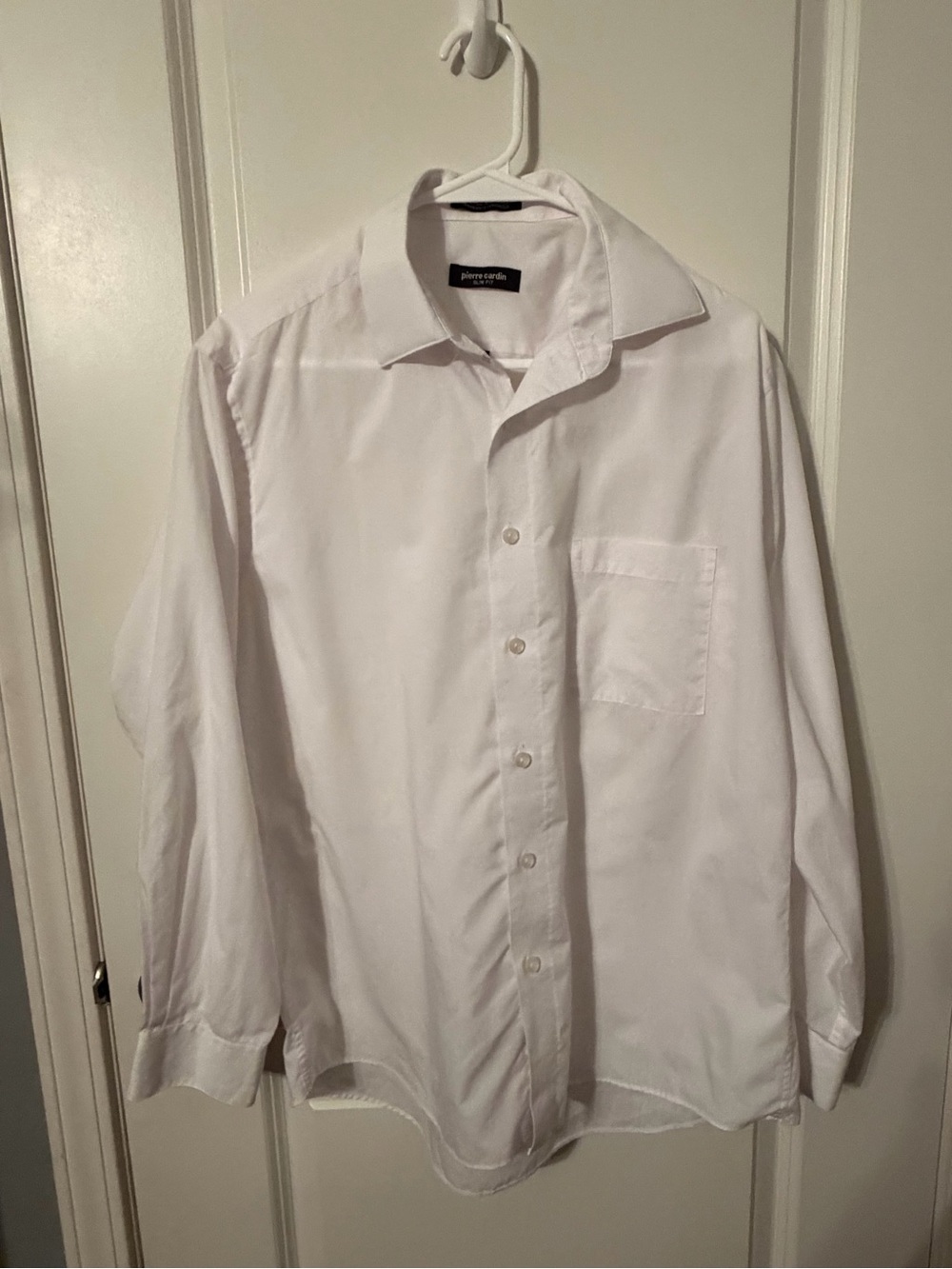 Pierre Cardin White Men's Dress Shirt